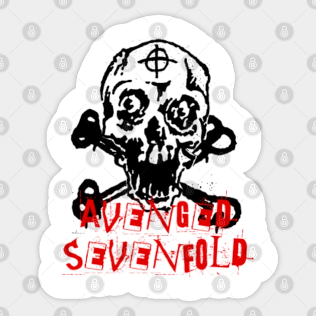 avenged sevenfold skullnation Sticker by tripanca mineral